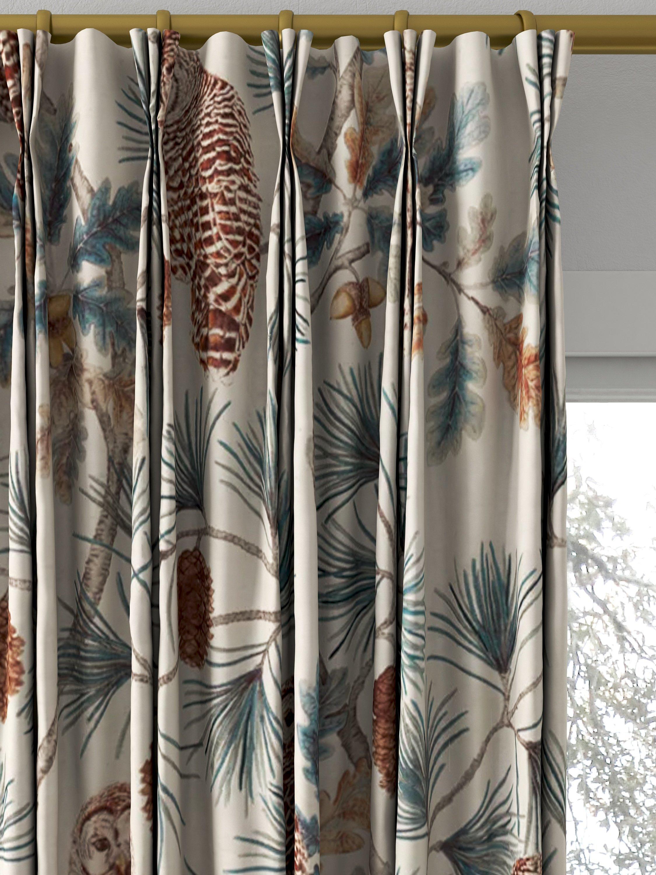 Sanderson Owlswick Made to Measure Curtains, Teal