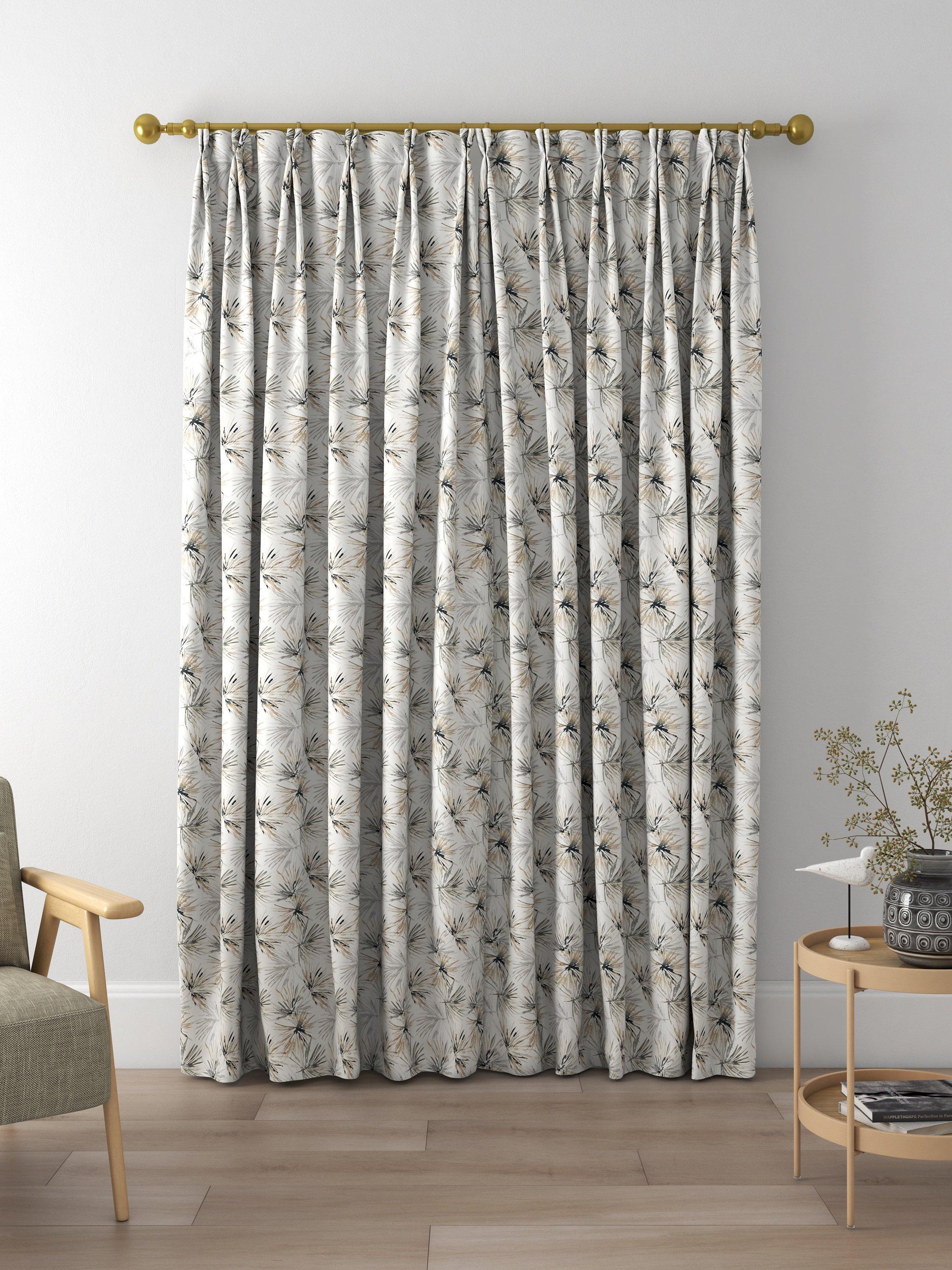 Harlequin Aucuba Made to Measure Curtains, Steel/Jet