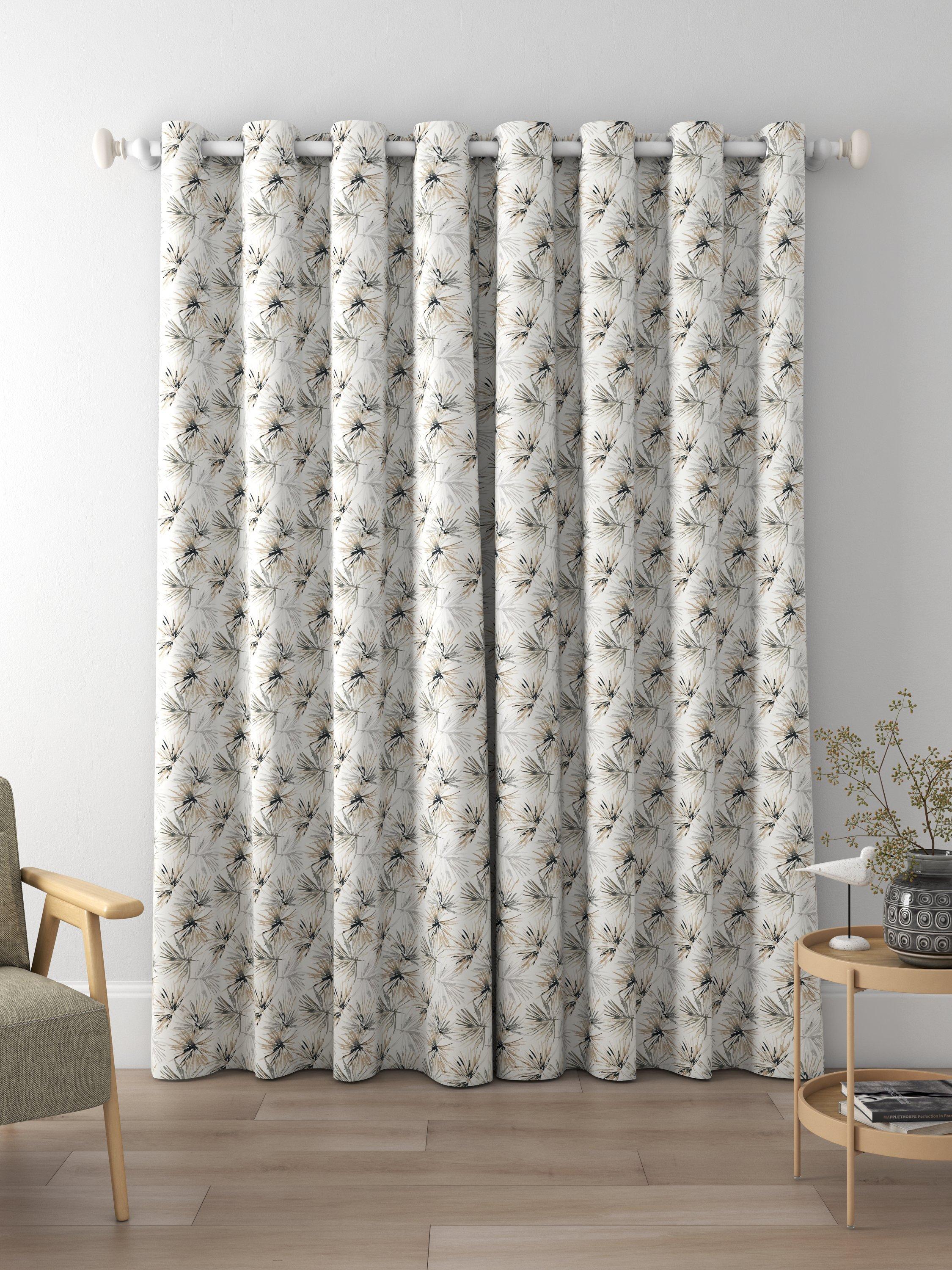 Harlequin Aucuba Made to Measure Curtains, Steel/Jet
