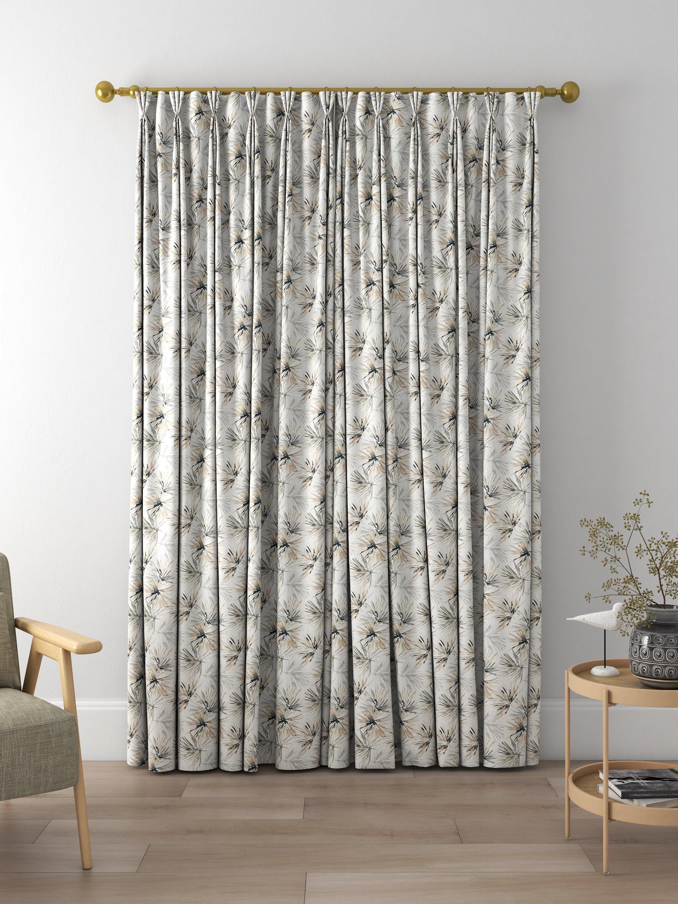 Harlequin Aucuba Made to Measure Curtains, Steel/Jet