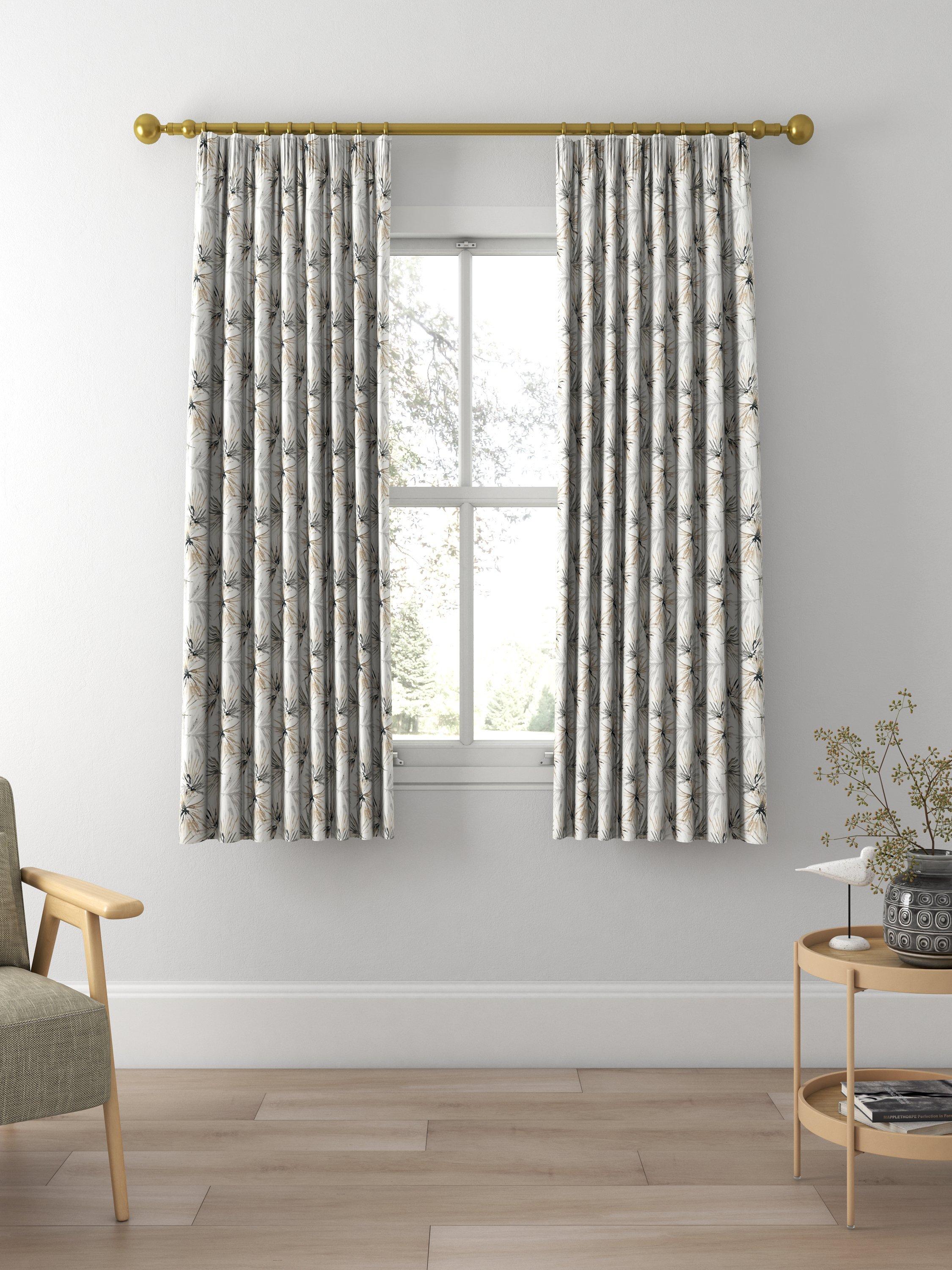 Harlequin Aucuba Made to Measure Curtains, Steel/Jet