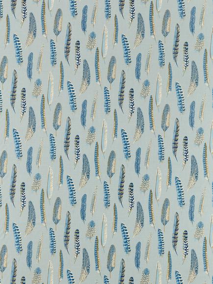 Sanderson Lismore Made to Measure Curtains or Roman Blinds, Indigo, Indigo