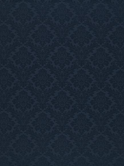 Sanderson Lymington Damask Made to Measure Curtains or Roman Blind, Indigo, Indigo