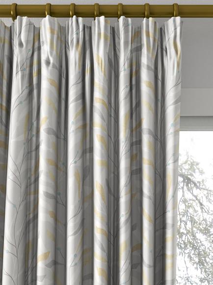 Sanderson Sea Kelp Made to Measure Curtains or Roman Blind, Ochre - view 2, Ochre