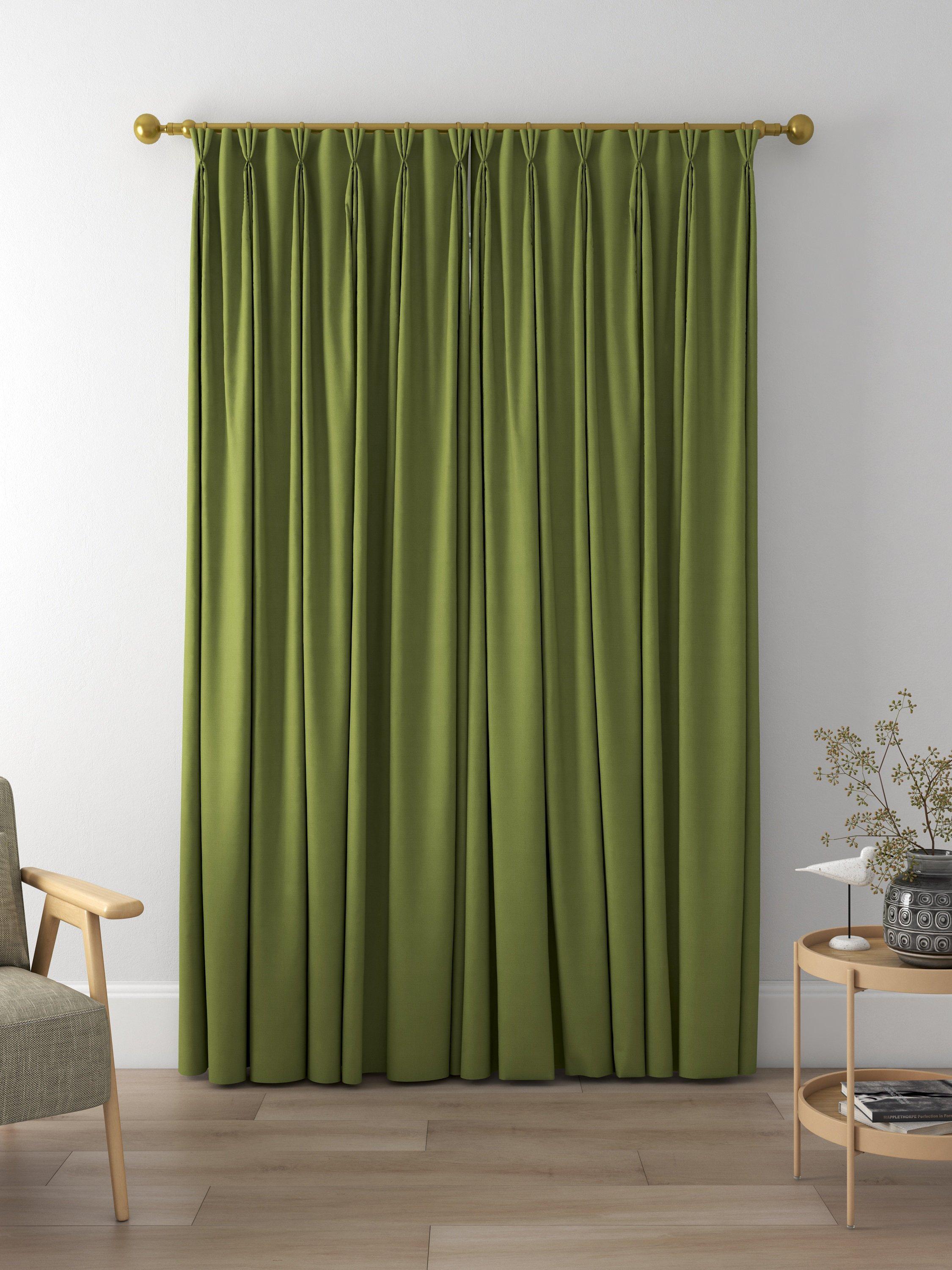 Sanderson Lagom Made to Measure Curtains, Lime