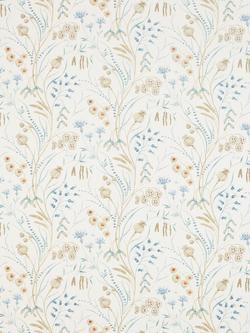 Sanderson Summer Harvest Made to Measure Curtains or Roman Blind, Cornflower/Wheat, Cornflower/Wheat