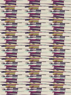 Harlequin Zeal Made to Measure Curtains or Roman Blind, Old Navy/Aqua/Lime, Old Navy/Aqua/Lime