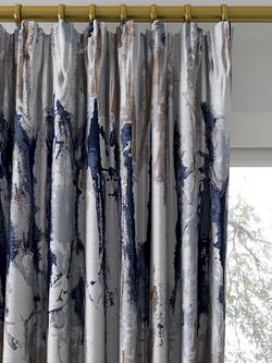 Harlequin Takara Made to Measure Curtains or Roman Blind, Indigo/Denim - view 2, Indigo/Denim