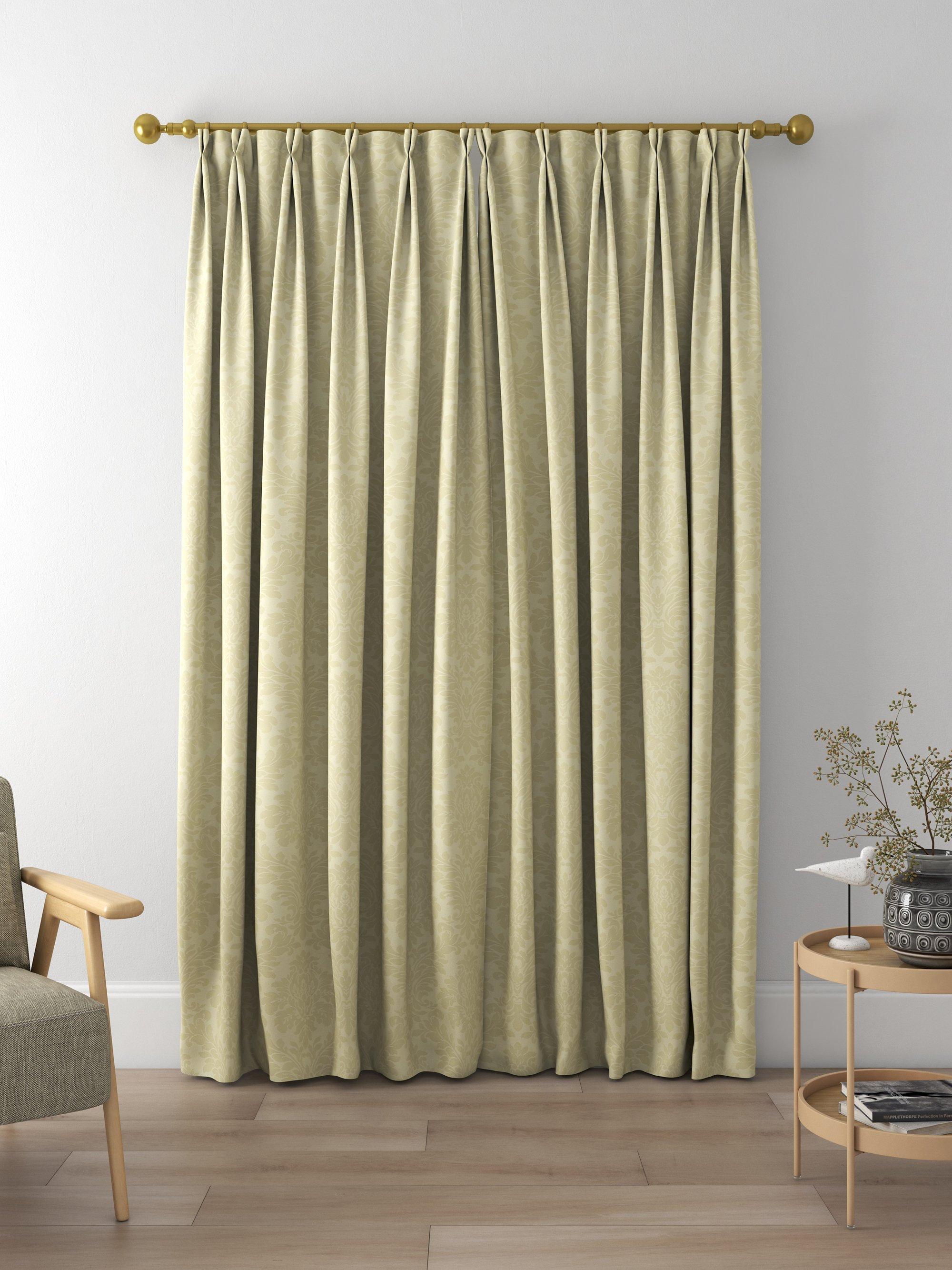 Sanderson Lymington Damask Made to Measure Curtains, Almond