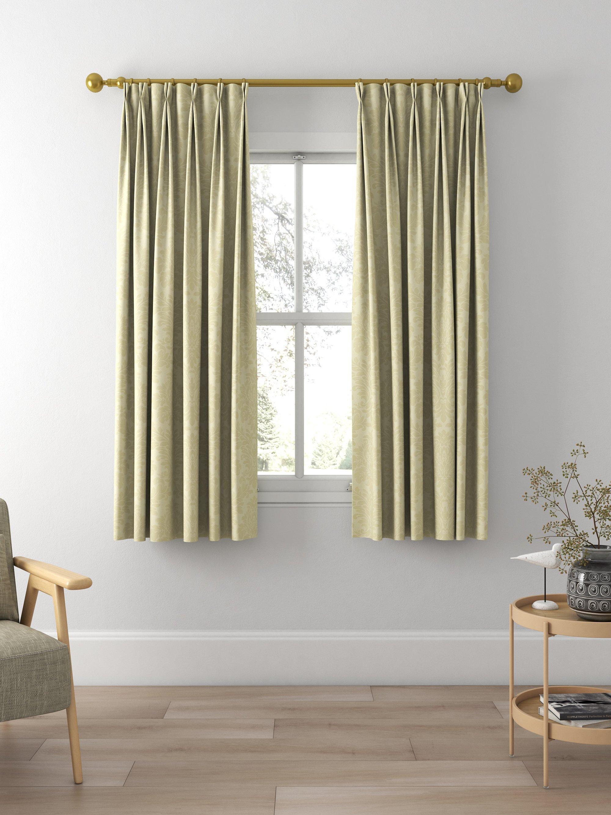 Sanderson Lymington Damask Made to Measure Curtains, Almond