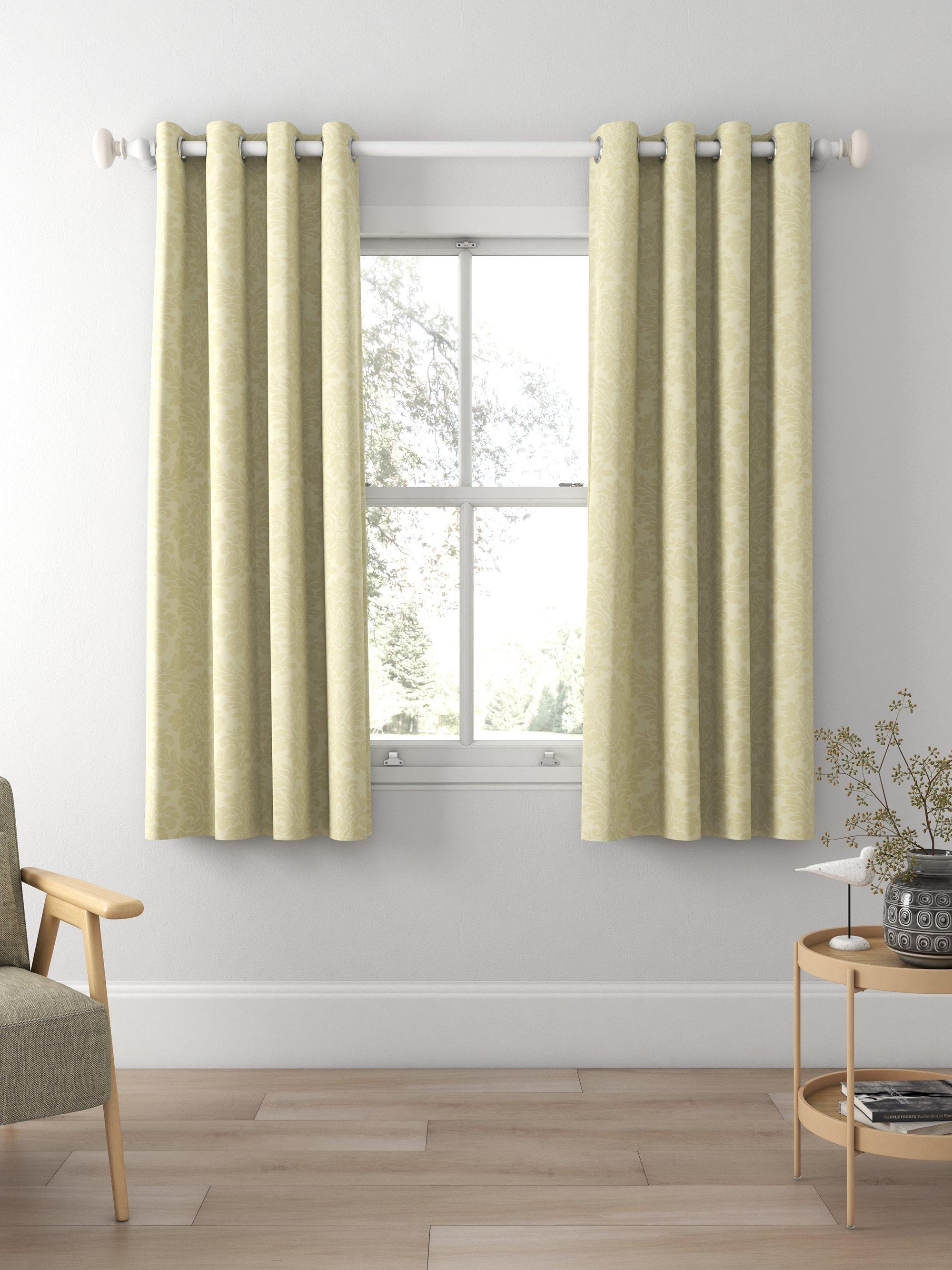 Sanderson Lymington Damask Made to Measure Curtains, Almond