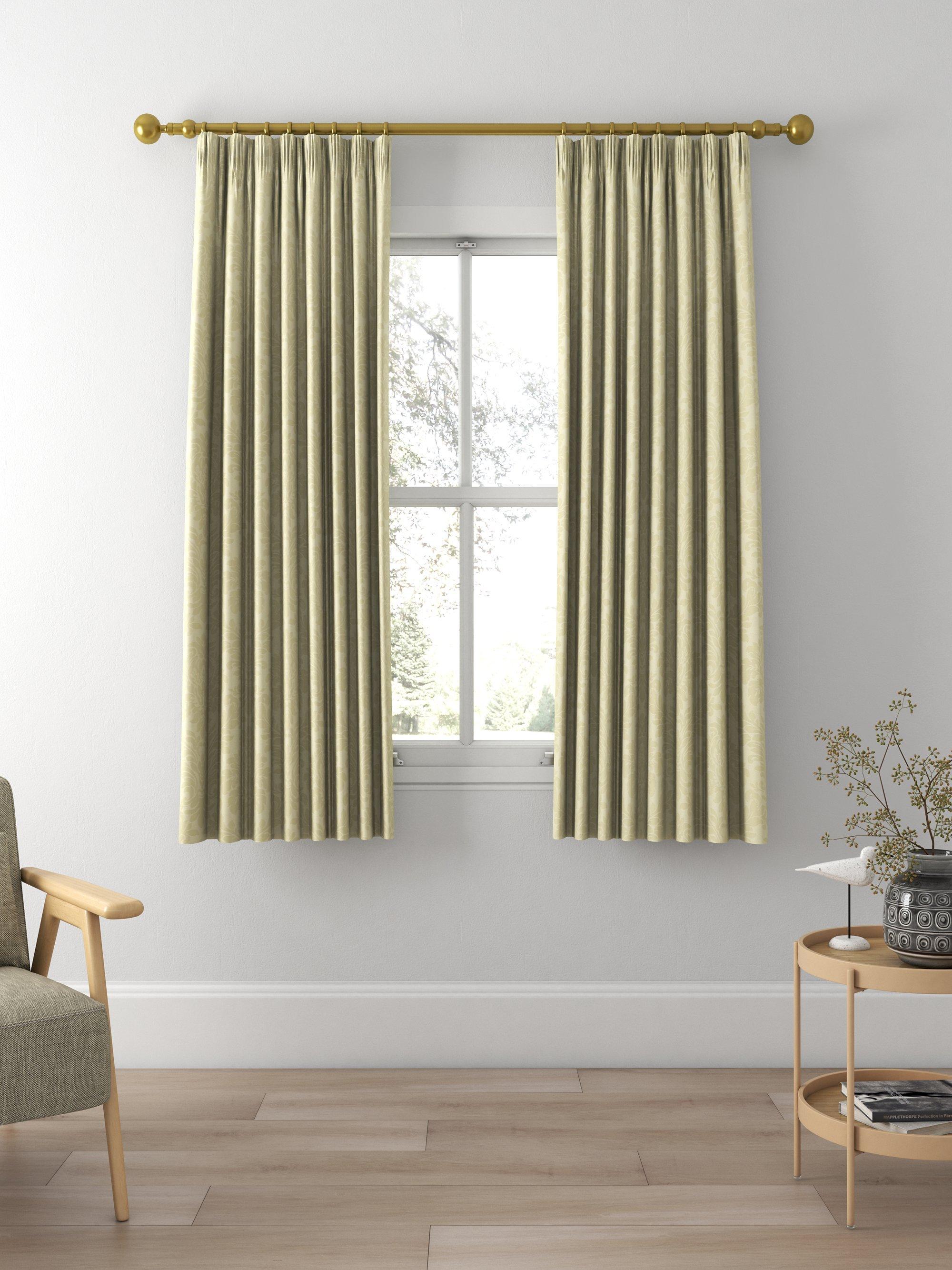 Sanderson Lymington Damask Made to Measure Curtains, Almond
