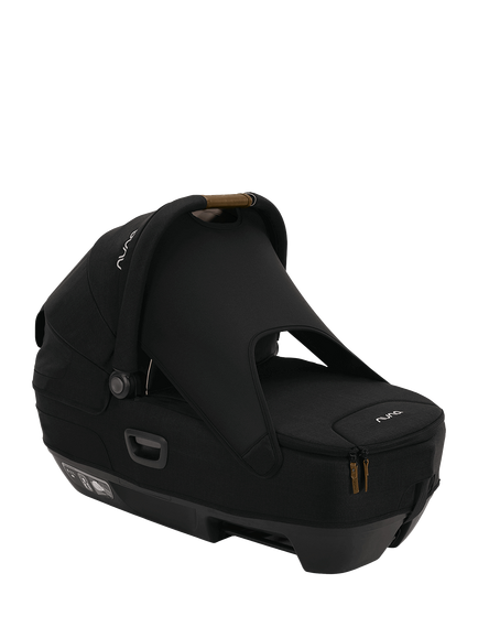 Nuna CARI next Carrycot Car Seat, Caviar - view 2, Black