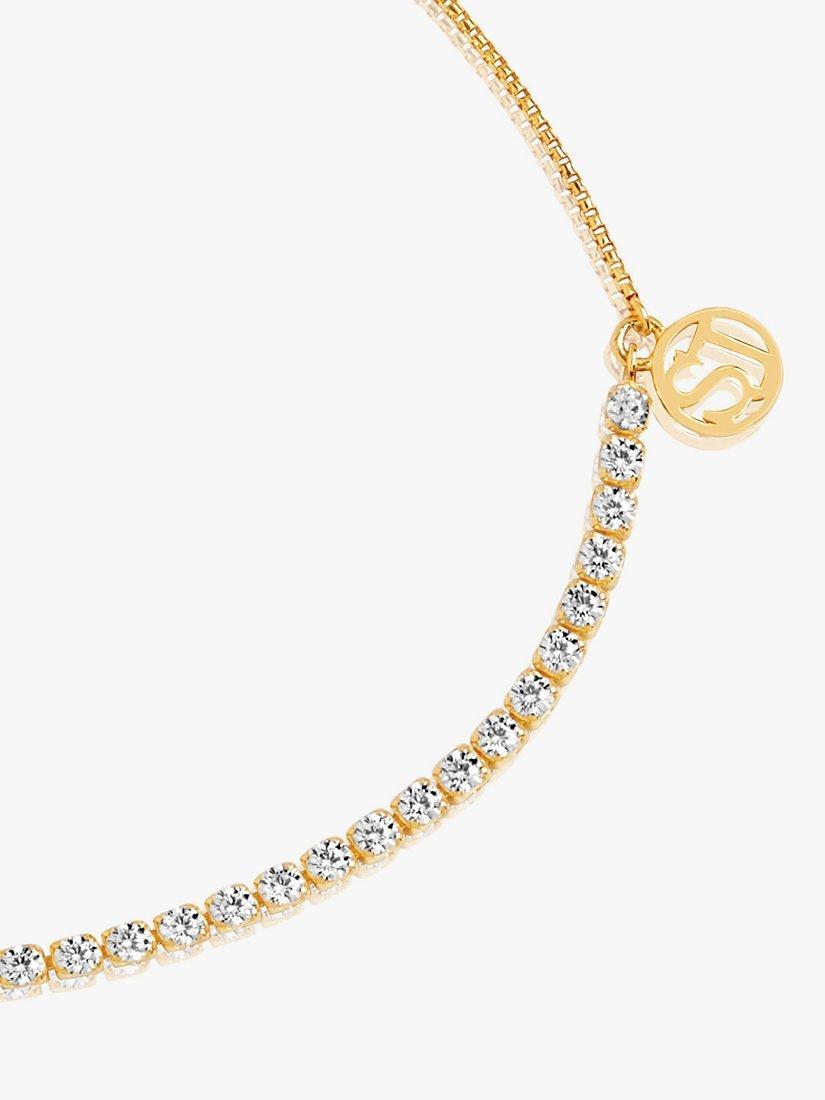Product image 2 of 3, which shows Sif Jakobs Jewellery Cubic Zirconia Toggle Chain Bracelet, Gold