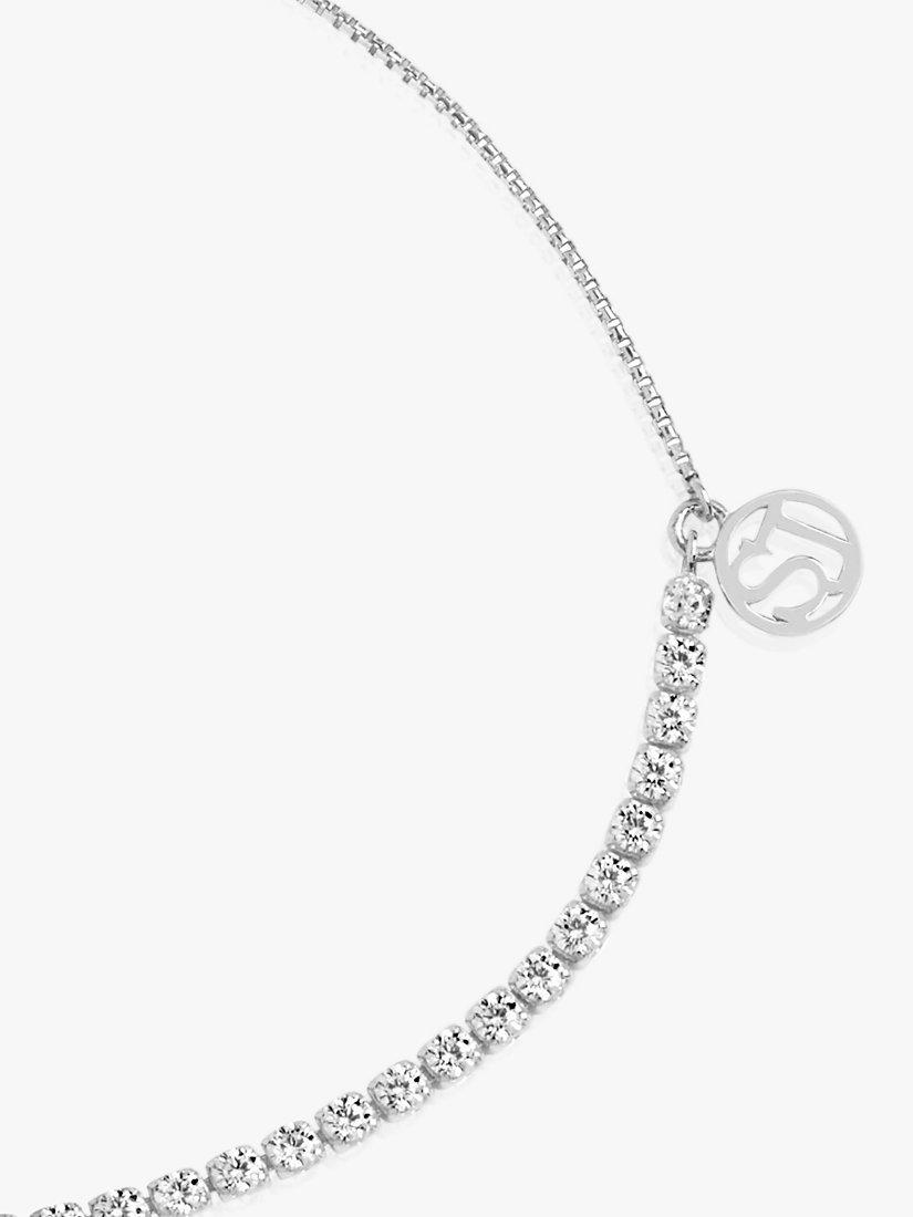 Product image 2 of 2, which shows Sif Jakobs Jewellery Cubic Zirconia Toggle Chain Bracelet, Silver
