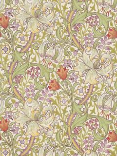 Morris & Co. Golden Lily Wallpaper, DCMW216834