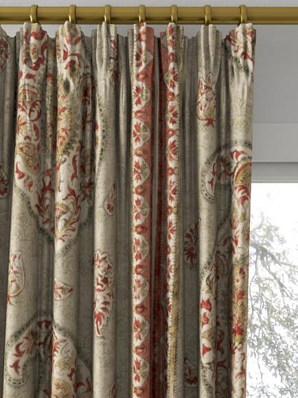 GP & J Baker Coromandel Made to Measure Curtains or Roman Blind, Green - view 2, Green