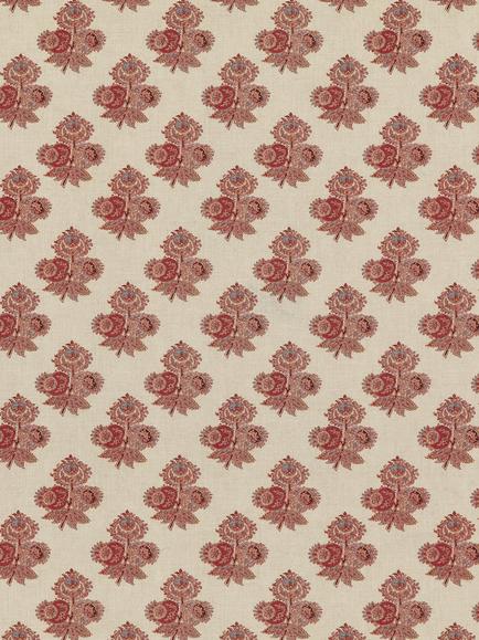 GP & J Baker Poppy Paisley Made to Measure Curtains or Roman Blind, Red, Red
