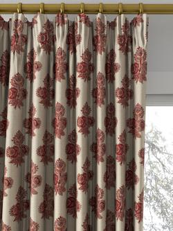 GP & J Baker Poppy Paisley Made to Measure Curtains or Roman Blind, Red - view 2, Red