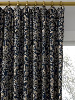 GP & J Baker Fritillerie Made to Measure Curtains or Roman Blind, Indigo - view 2, Indigo
