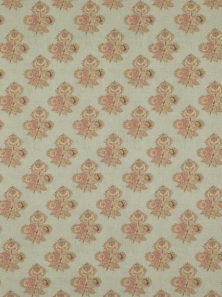 GP & J Baker Poppy Paisley Made to Measure Curtains or Roman Blind, Aqua, Aqua