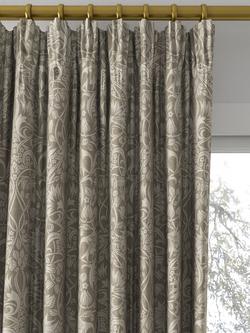 GP & J Baker Fritillerie Made to Measure Curtains or Roman Blind, Warm Grey - view 2, Warm Grey