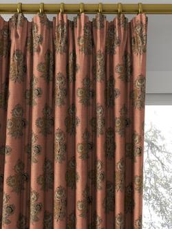 GP & J Baker Poppy Paisley Made to Measure Curtains or Roman Blind, Blush - view 2, Blush