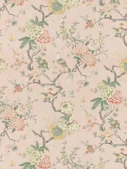 GP & J Baker Oriental Bird Made to Measure Curtains or Roman Blind, Blush, Blush
