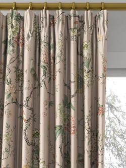 GP & J Baker Oriental Bird Made to Measure Curtains or Roman Blind, Blush - view 2, Blush