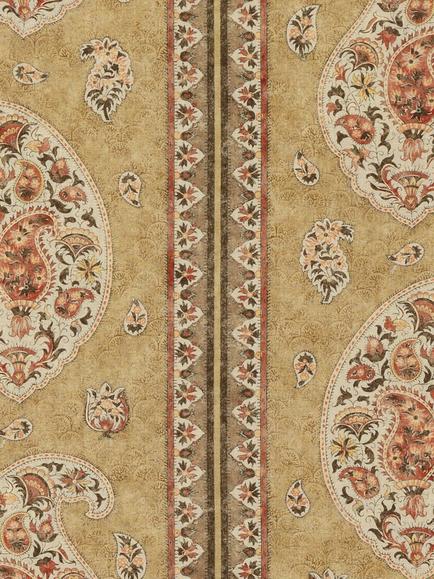 GP & J Baker Coromandel Made to Measure Curtains or Roman Blind, Tobacco, Tobacco