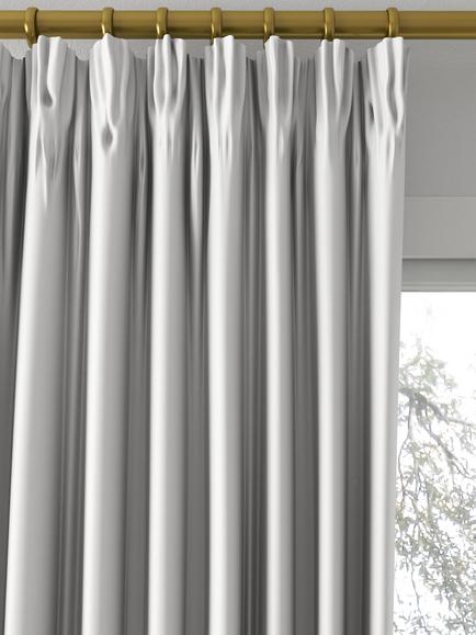 GP & J Baker Kelso Sheer Made to Measure Curtains or Roman Blind, Winter White - view 2, Winter White