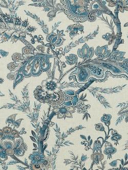 GP & J Baker Jewel Indienne Made to Measure Curtains or Roman Blind, Blue/Sand, Blue/Sand
