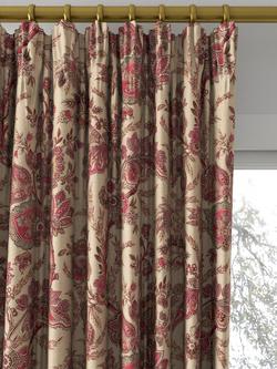 GP & J Baker Jewel Indienne Made to Measure Curtains or Roman Blind, Red/Blue - view 2, Red/Blue