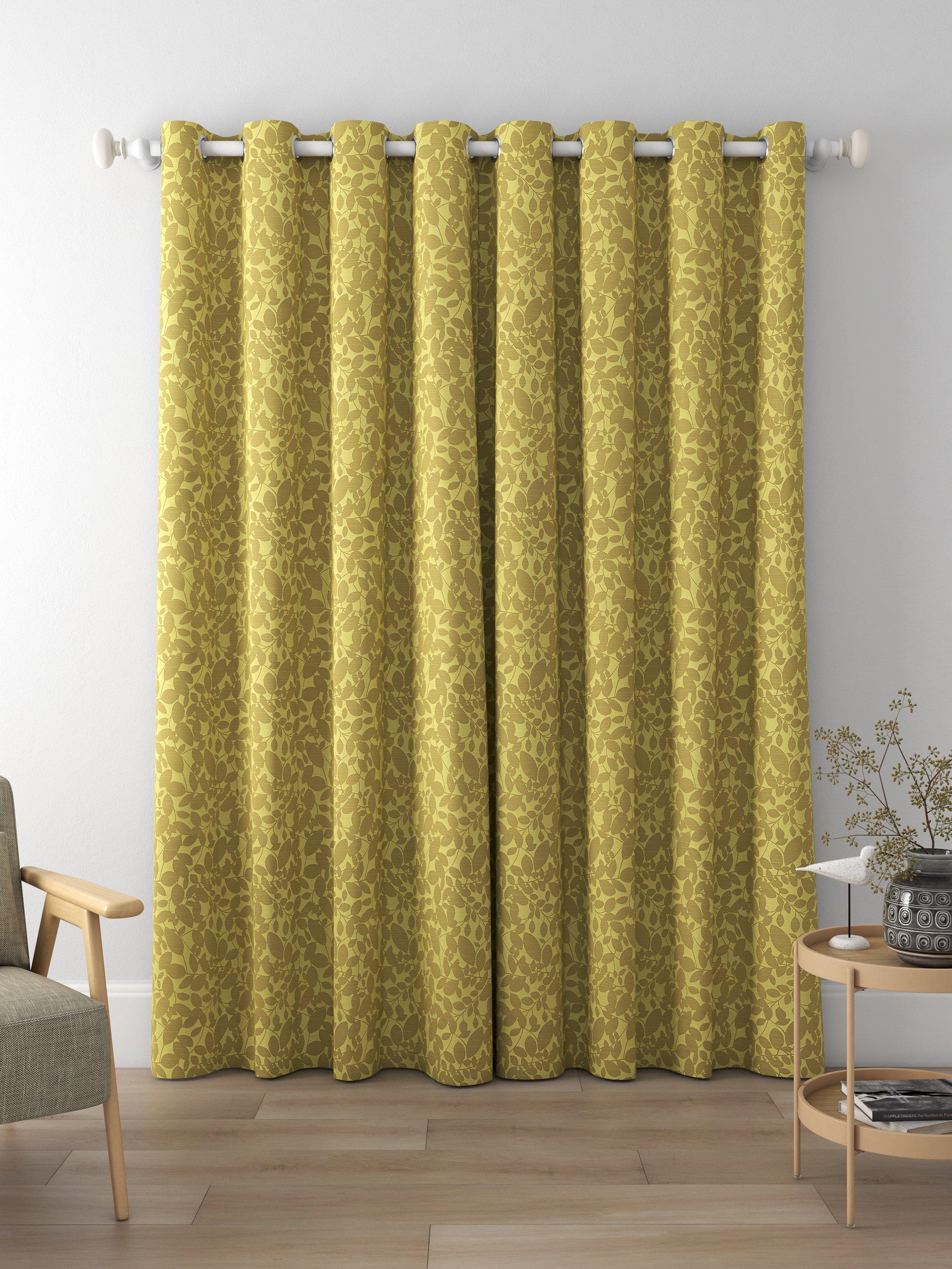 Prestigious Textiles Jude Made to Measure Curtains, Lime