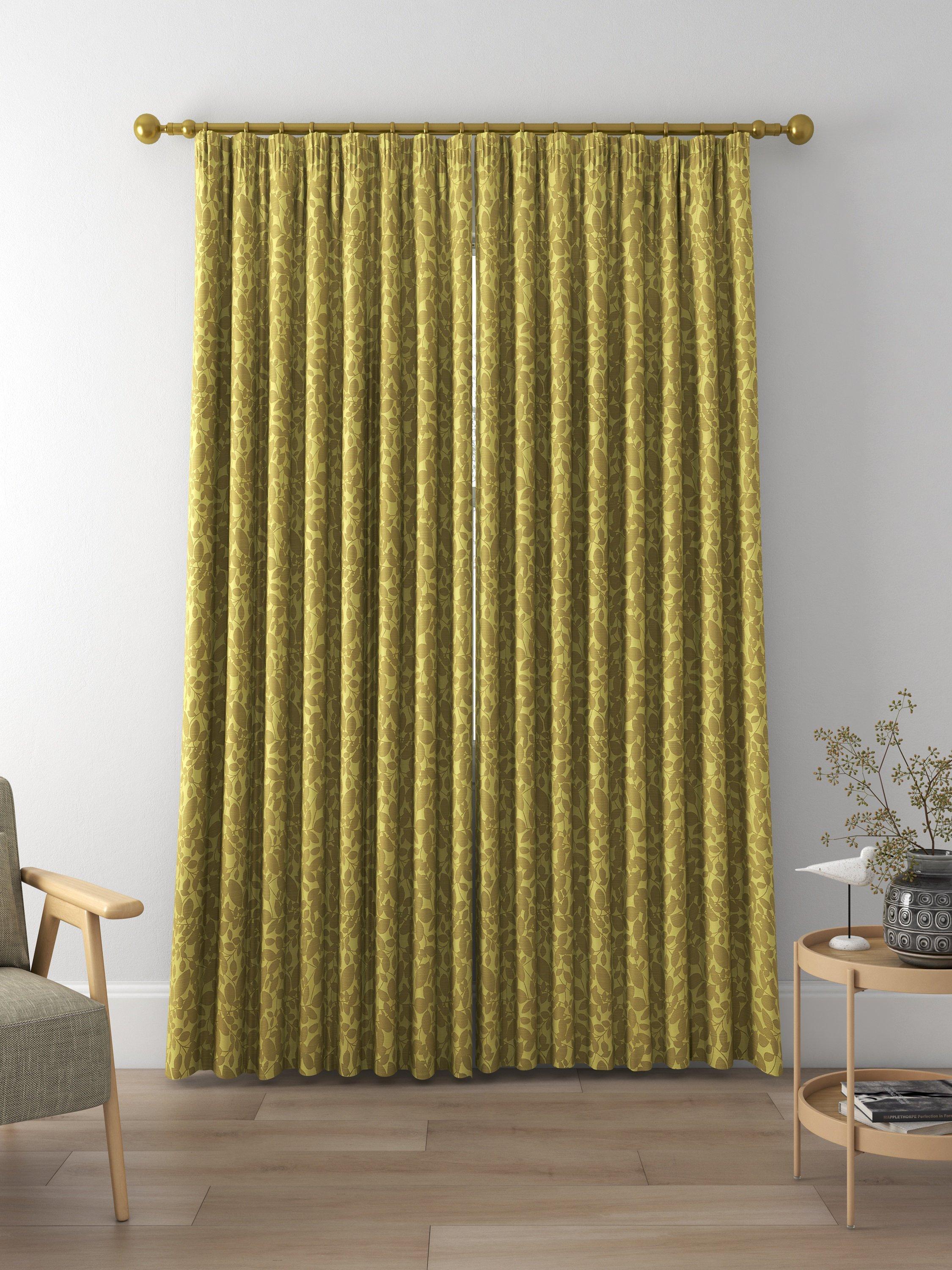 Prestigious Textiles Jude Made to Measure Curtains, Lime