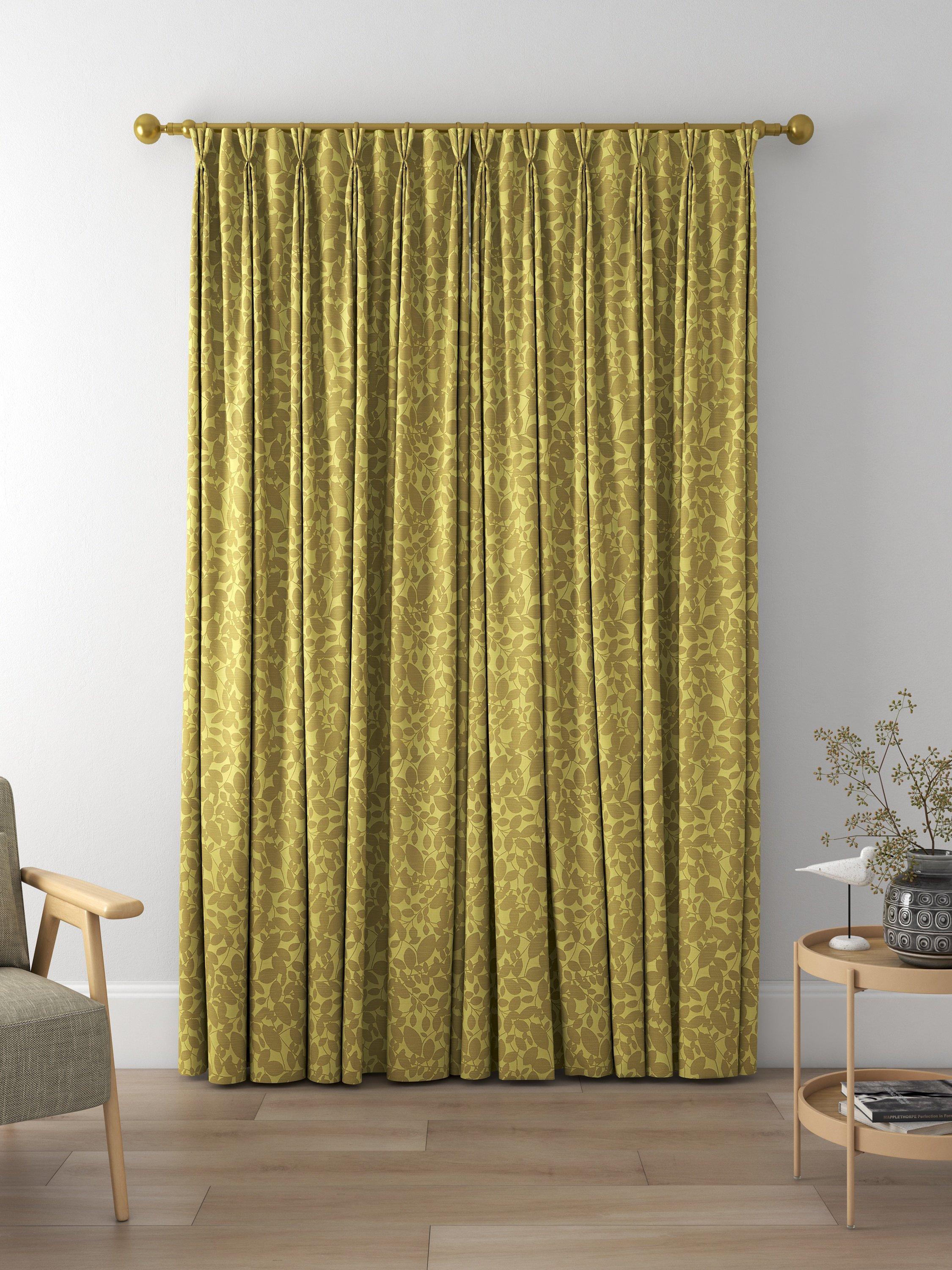 Prestigious Textiles Jude Made to Measure Curtains, Lime