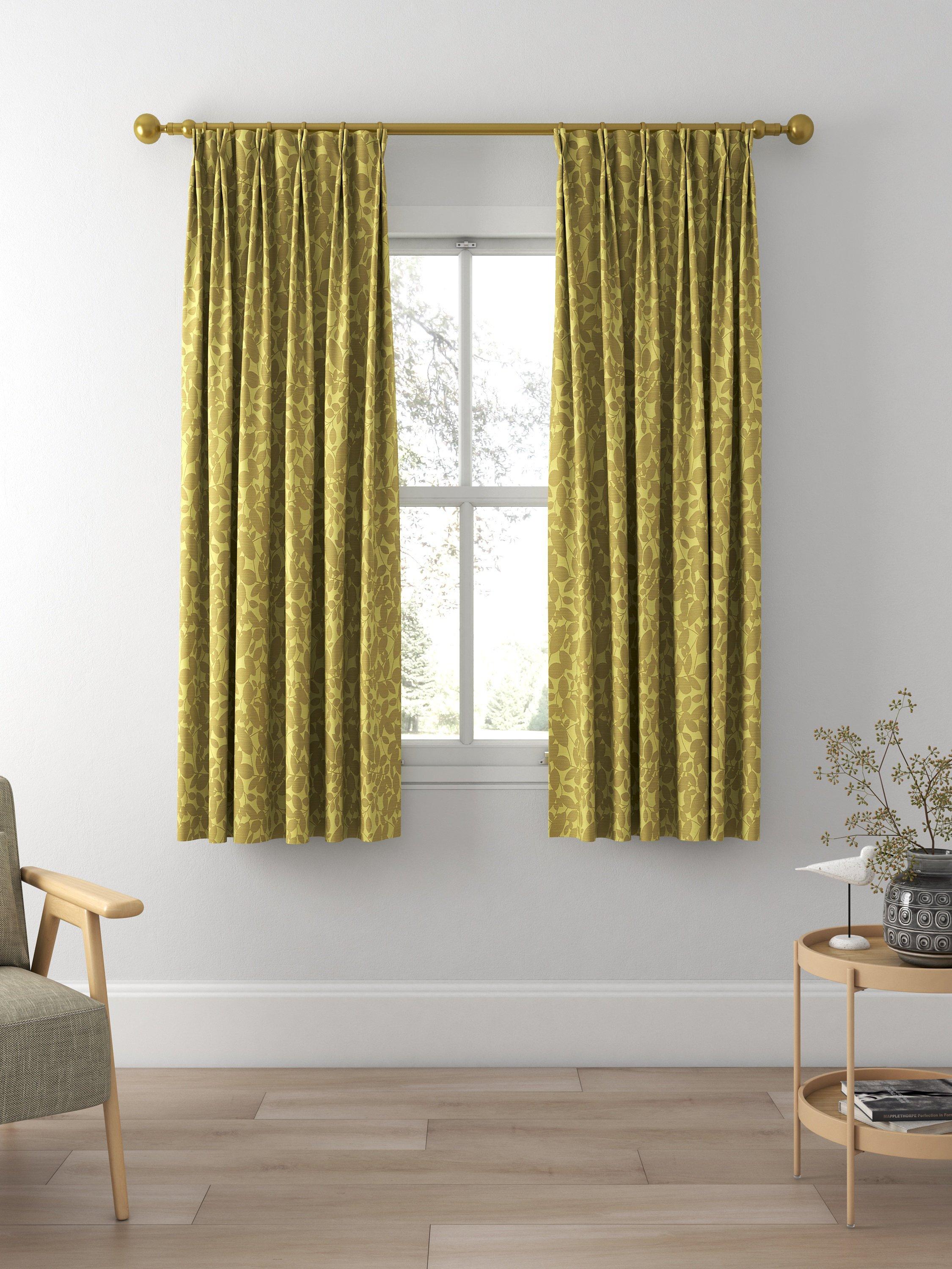 Prestigious Textiles Jude Made to Measure Curtains, Lime