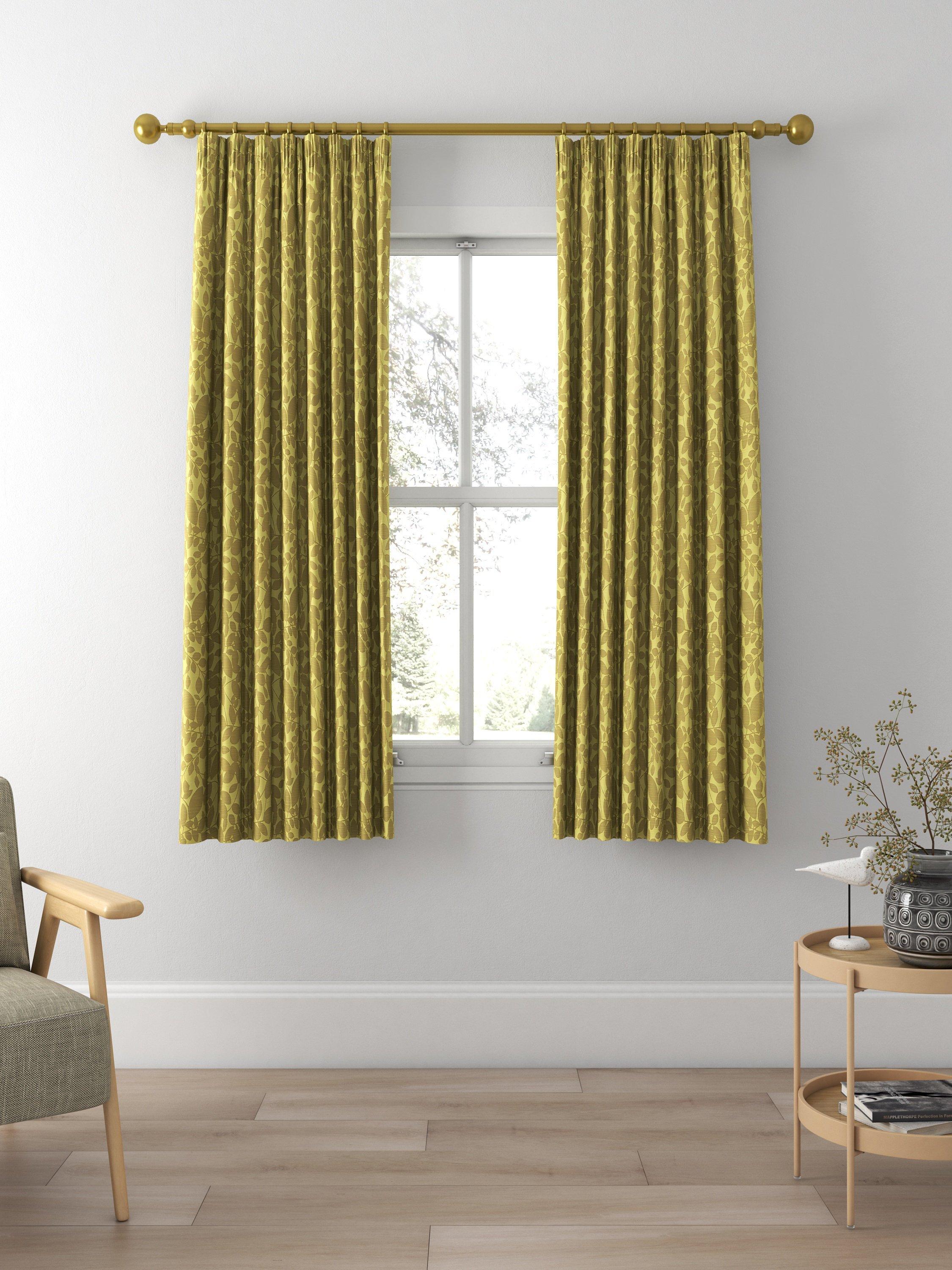 Prestigious Textiles Jude Made to Measure Curtains, Lime