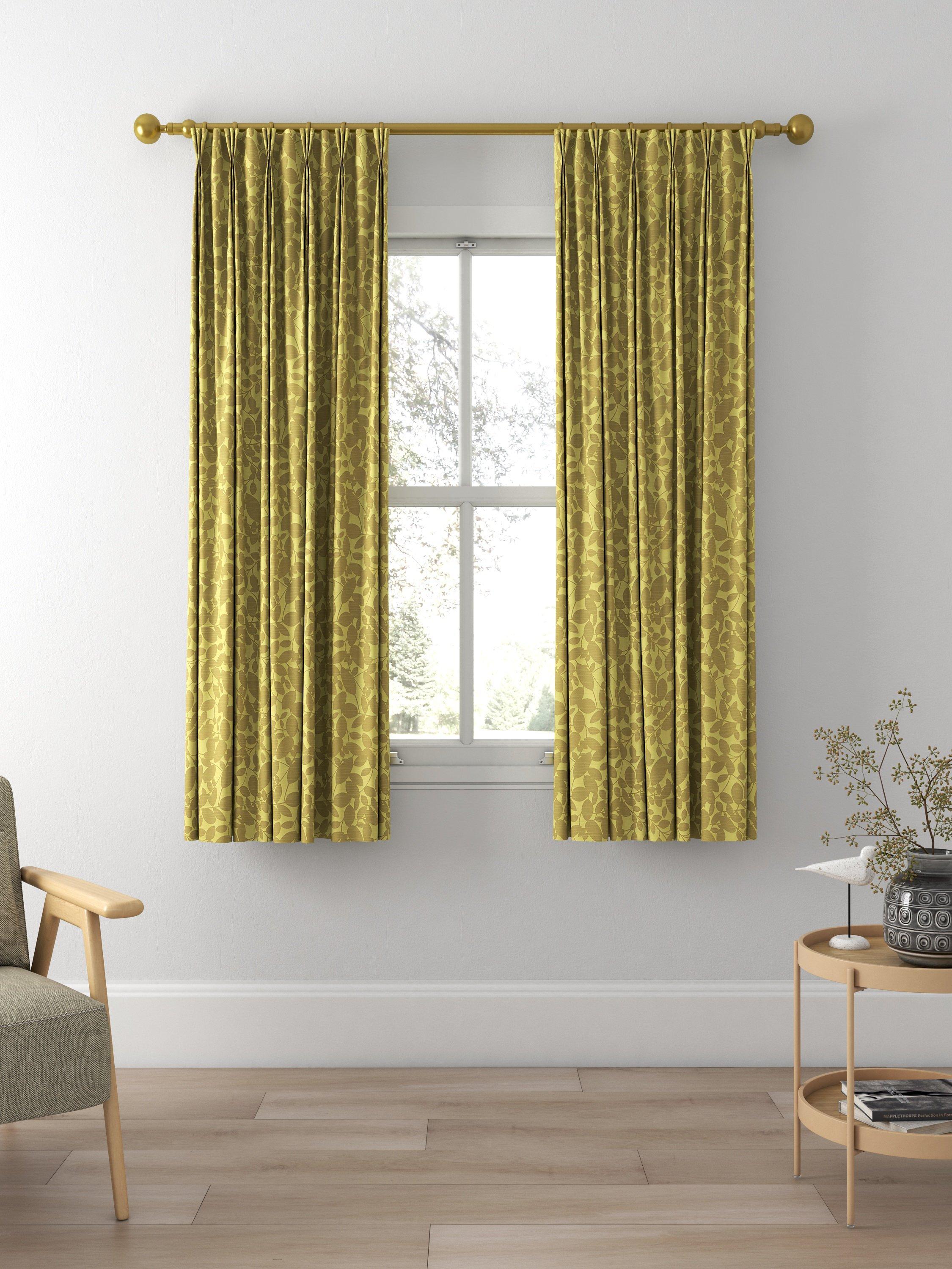 Prestigious Textiles Jude Made to Measure Curtains, Lime