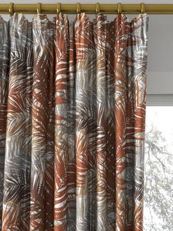 Prestigious Textiles Jungle Made to Measure Curtains or Roman Blind, Mandarin - view 2, Mandarin