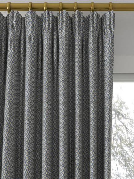 Prestigious Textiles Hardwick Made to Measure Curtains or Roman Blind, Denim - view 2, Denim