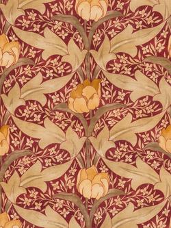 GP & J Baker Tulip & Jasmine Made to Measure Curtains or Roman Blind, Red/Ochre, Red/Ochre