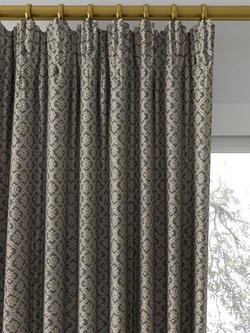 GP & J Baker Indus Flower Made to Measure Curtains or Roman Blind, Denim - view 2, Denim