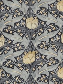 GP & J Baker Tulip & Jasmine Made to Measure Curtains or Roman Blind, Indigo/Ivory, Indigo/Ivory
