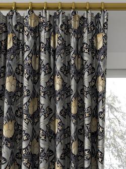GP & J Baker Tulip & Jasmine Made to Measure Curtains or Roman Blind, Indigo/Ivory - view 2, Indigo/Ivory