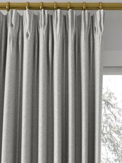 Prestigious Textiles Fraser Made to Measure Curtains or Roman Blind, Sterling - view 2, Sterling