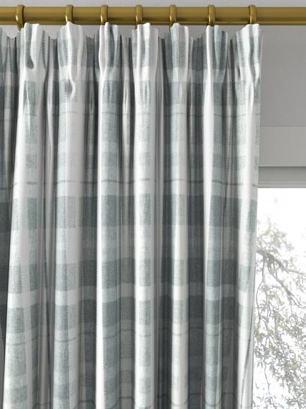 Prestigious Textiles Galloway Made to Measure Curtains or Roman Blind, Sterling - view 2, Sterling