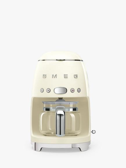 Smeg DCF02 Drip Filter Coffee Machine, Cream