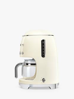 Smeg DCF02 Drip Filter Coffee Machine - view 2, Cream