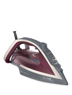 Tefal Ultraglide Anti-Scale Plus FV5872 Steam Iron, Grey/Purple, Grey/Purple